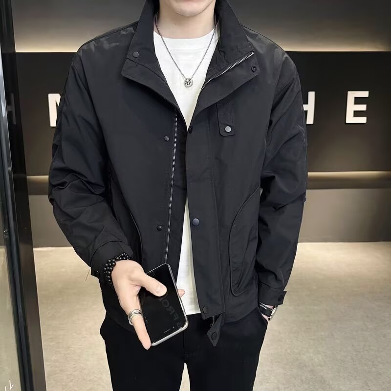 【202】男装飞行高级感痞帅春装立领男士外套A079-8810-P59,女装短外套,电商A079