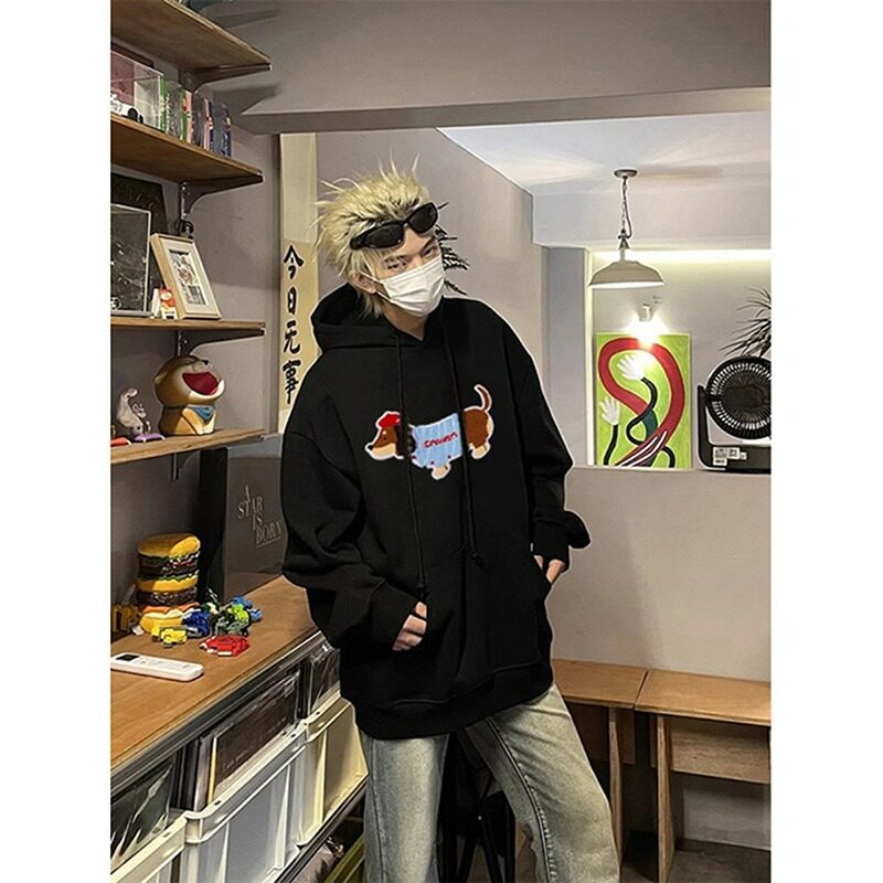 【网图有货9】腊肠狗卫衣A079-118-P39,男装卫衣,电商A079