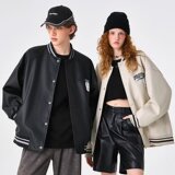 【网23】棒球服夹克皮衣A079-J445-P65，男装夹克，电商A079