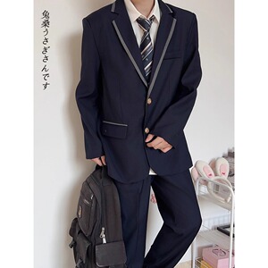 【45】日系西装休闲百搭套装男A079-W72-P59图片