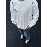 【网29】束口长袖-纯棉-刺绣A079-1091-37，男装卫衣，电商A079