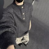 【268】25毛衣针织衫男高级感修身长袖卫衣A079-M041-P52，男装针织衫/毛衣，电商A079
