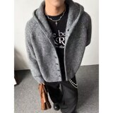 【网41】连帽毛衣男秋冬针织开衫外套潮A079-M5802--P75，男装针织衫/毛衣，电商A079