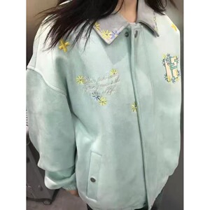 【网161】春秋新款宽松翻领夹克潮A079-615-P70图片