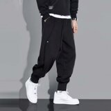 【网4】卫裤男直筒宽松抽绳百搭运动裤子A079-CK02-P45，男装休闲裤，电商A079