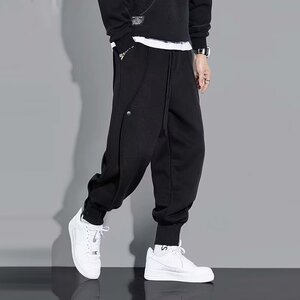 【网4】卫裤男直筒宽松抽绳百搭运动裤子A079-CK02-P45图片
