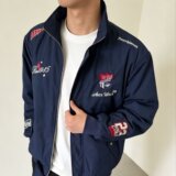 [001]章刺绣连帽棒球服男女春秋新款外套A079-J782-P68，女装短外套，电商A079
