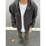 【11】连帽卫衣男款新款潮牌宽松情侣青外套A079-WY2034-P48，女装短外套，电商A079