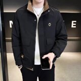【186】立领夹克男士25春季新款拼色大码上衣外套A079-7715-P55，男装夹克，电商A079