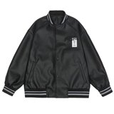 【网23】百搭棒球服夹克皮衣A079-J445-P65，男装夹克，电商A079