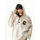 【243】连帽针织衫卫衣氛字母刺绣毛衣连帽衫A079-6555-P70，男装针织衫/毛衣，电商A079