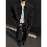 【网60】短款垫肩拉链夹克立体百搭A079-6620-P61，男装夹克，电商A079