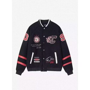 [【54】刺绣重工棒球服夹克男女街头潮牌A079-J710-P65图片
