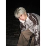【网28】毛衣男秋冬潮牌拼色打底衫慵懒针织外套A079-M13-P51，男装T恤，电商A079