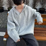 【网59】针织衫连帽毛衣2025年秋季新款男士A079-996-P55，男装针织衫/毛衣，电商A079