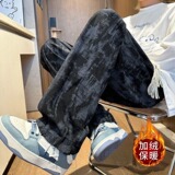 【002】5加绒休闲裤男直筒运动裤潮A079-K55-P28，女装休闲裤，电商A079