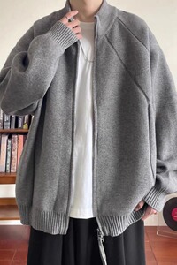 【网143】拉链开衫毛衣男女2025春秋冬A079-M03-P55图片