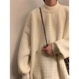 【41】25新款慵懒长袖毛衣圆领针织衫A079-5629-P49，男装针织衫/毛衣，电商A079