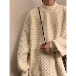 【41】25新款慵懒长袖毛衣圆领针织衫A079-5629-P49图片