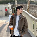 [175]外套男新款开衫立领宽松休闲工装夹克潮A079-JK8803-P57，男装夹克，电商A079