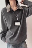 【网21】长袖T恤女装大码内搭上衣2025秋季新款A079-WY28-P32，男装T恤，电商A079