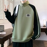 【网图16】半拉链立领卫衣A079-L003-P42-45，男装卫衣，电商A079