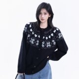 【79】2025新款冬季拼色毛织长袖外套针织衫A079-MY6633-P65，男装针织衫/毛衣，电商A079