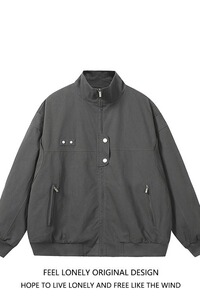【网28】立领夹克男春秋宽松百搭工装外套A079-754-P67图片
