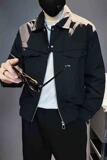 【网105】短款翻领夹克男士潮流夹克A079-8126-P50，男装夹克，电商A079