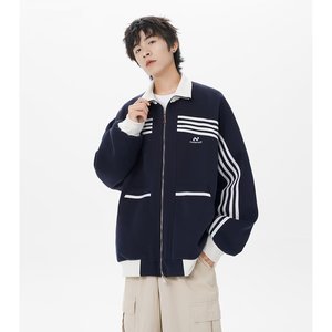 【网图有货6】条纹撞色户外夹克男秋A079-W216-54,男装夹克,电商A079