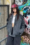 【12】皮夹克外套皮衣男宽松百搭工装棒球服外套A079-2596-P67，男装夹克，电商A079