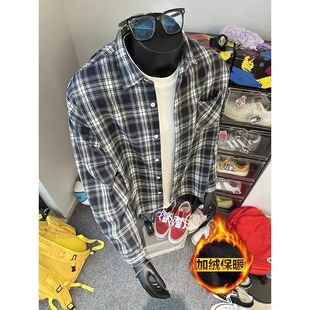 加绒加厚 CS409 情侣加绒加厚衬衣外套A079 P41 网25