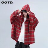 【网图有货14】25磨毛格子衬衫长袖情侣款A079-RS126-P49，男装衬衫，电商A079