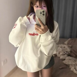 【261】卫衣男秋冬套头连帽上衣闲宽松运动加绒外套A079-WY213-54图片