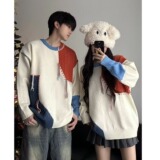 【网2】手工圆领毛衣情侣款A079-YM125-P48，男装针织衫/毛衣，电商A079