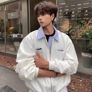 【网6】jk翻领夹克外套男春秋季2025新款A079-W232-P57图片