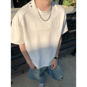 [003]短袖T恤男夏季宽松韩版百搭休闲半袖体恤衣服A079-W227-P38图片