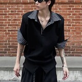 [003]休闲假两件polo衫短袖男宽松潮牌夏季半袖T恤A079-S234-P35，男装T恤，电商A079