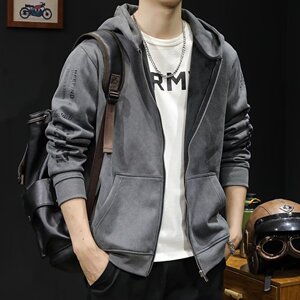 拉链开衫卫衣男连帽秋冬男款A079-W03-P55【网络图1】4-8XL元图片