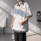 [012]休闲POLO衫短袖男宽松翻领T恤A079-D912-P34，男装T恤，电商A079