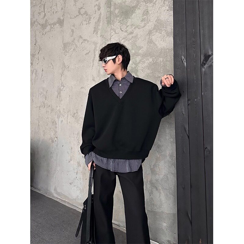 两件拼接厚T恤春A079-wy02-P45【网络图3】,男装T恤,电商A079