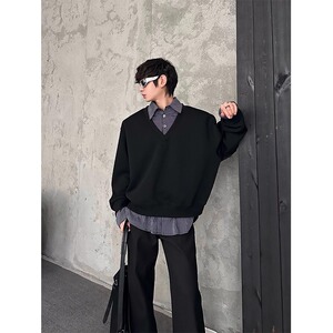 两件拼接厚T恤春A079-wy02-P45【网络图3】图片