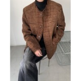 【网77】25宽松夹克外套男装韩潮流百搭上衣A079-B1002-P77，男装夹克，电商A079