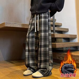 【002】5格子裤子男春秋加绒A079-A8081加绒-P44图片