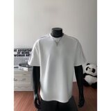 [003]假两件短袖T恤男宽松百搭休闲半袖体恤衣服A079-D920-P28，男装T恤，电商A079