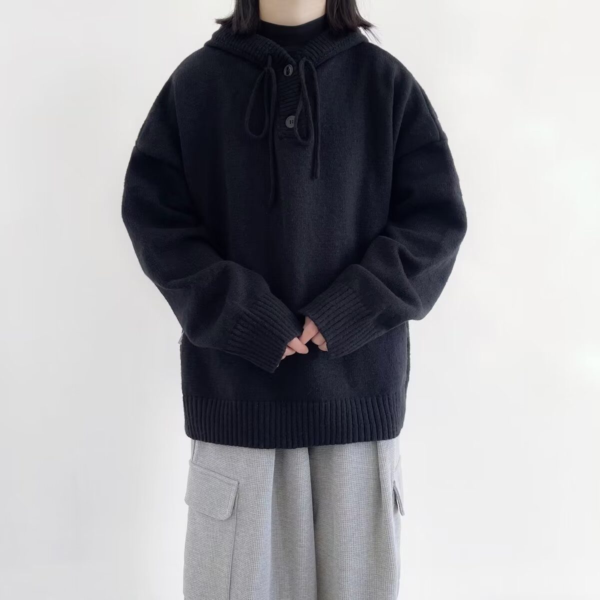 【284】5连帽秋冬款加厚毛衣男A079-MY110-P45,男装针织衫/毛衣,电商A079