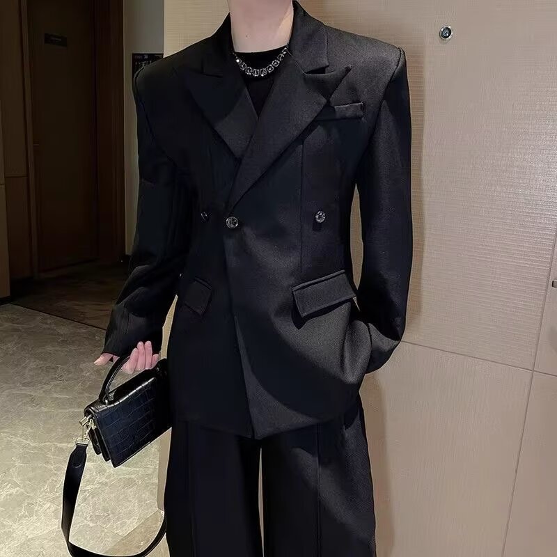 【278】西装男外套痞帅高级感穿搭男模西服A079-XZ85-P62,男装西服套装,电商A079