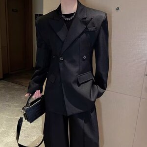 【278】西装男外套痞帅高级感穿搭男模西服A079-XZ85-P62图片
