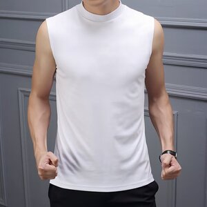 [003]男士马夹背心无袖t恤男半高A079-T183-P20图片