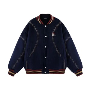 【001】加绒加厚刺绣棒球服A079-夹克情侣外套A079-M667-P77图片